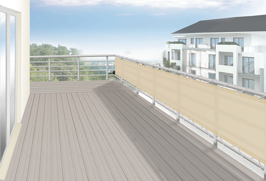 Kennen Sie schon: Sichtschutz fr Balkon und Terrasse nach Ma
