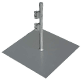 Fuplatte Paravent - superflache Metallplatte zur Aufstellung vom mobilen Sichtschutz Paravent