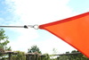 Dreiecksonnensegel 360x360x360 cm - Polyester - terracotta /orange - Wasser abweisend