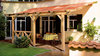 Sonnensegel Wintergarten -  99 x 330 cm - uni terracotta-orange
