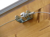 Sonnensegel Terrassendach  -  61 x 220 cm  -  uni wei�  -  ohne Laufhaken
