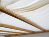 Sonnensegel Terrassendach   -   61 x 275 cm  -  uni wei�  -  ohne Laufhaken