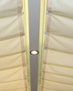 Sonnensegel Glasdach   -    88 x 275 cm   -   uni hell elfenbein - ohne Laufhaken