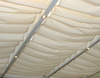 Sonnensegel Glasdach   -  88 x 220 cm   -   uni hell elfenbein - mit 20x Laufhaken + 2x Stopper