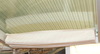 Sonnensegel Glasdach   -  88 x 220 cm   -   uni hell elfenbein - mit 20x Laufhaken + 2x Stopper