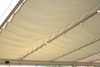 Sonnensegel Glasdach   -    88 x 275 cm   -   uni hell elfenbein - mit 26x  Laufhaken + 2x Stopper