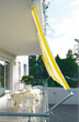 Bausatz Balkon-II  fr Balkone mit Handlauf und Decke: Sonnensegel in Seilspanntechnik fr Balkon Sonnenschutz