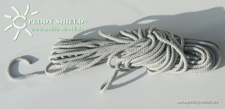 Balkonverkleidung  B75 x L500 cm Farbe uni hell silbergrau - Sichtschutz f�r Balkon und Terrasse