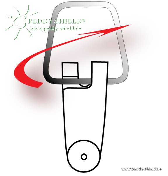 Drehfix 8x - anstelle von Metall�sen - schnell montiert - erlaubt schnelles Wiederabnehmen der Balkonverkleidung