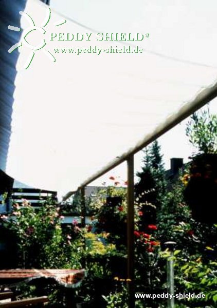 Seilspanntechnik Bausatz Pergola mit Montagewinkeln - Montage auf  Fl�chen