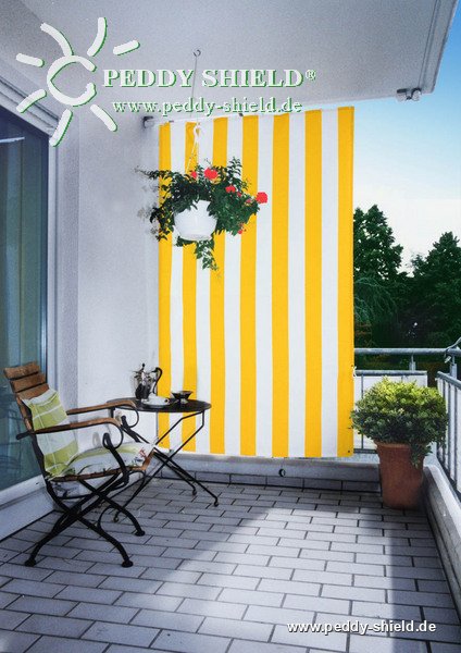 Senkrecht-Sonnensegel 230 x 140 cm - Farbe uni weiss
