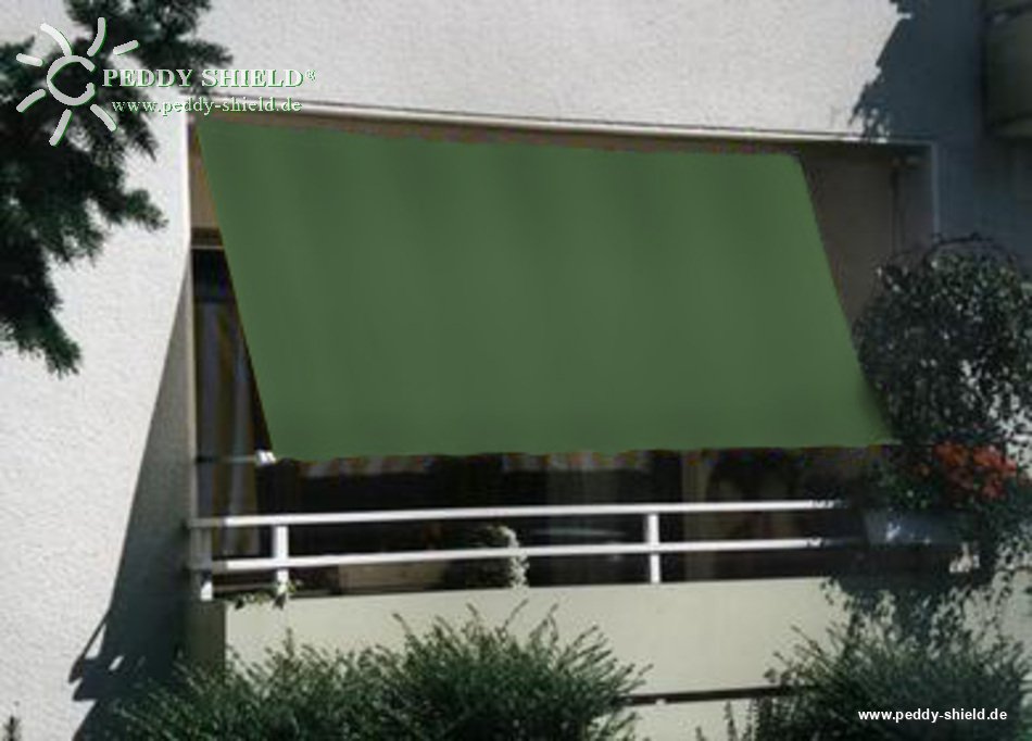 Sonnensegel 270 x 140 cm - Farbe uni gr�n