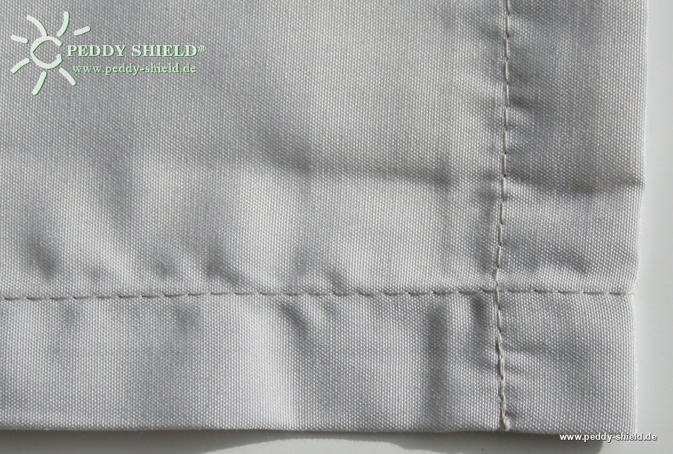 Sonnensegel Stoff - Ballenbreite 146 cm - uni hellgrau