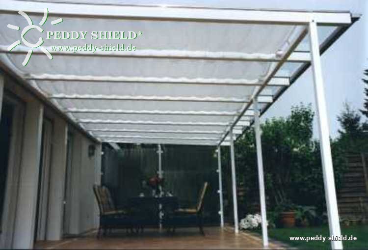 Sonnensegel Stoff - Ballenbreite 146 cm -  uni wei�