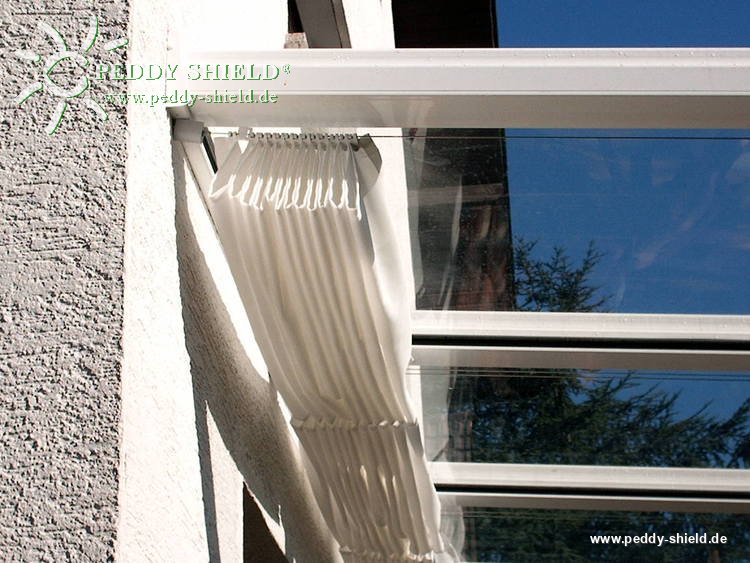 Sonnensegel Stoff - Ballenbreite 146 cm -  uni wei�