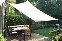 Vierecksegel mit 2x Montagestange 2,5 m 
