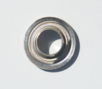 Metallse aus Messing vernickelt - 10 mm Innendurchmesser zur Befestigung von Sonnensegeln ber den Randsaum