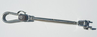 Spanschlo 4 mm mit Karabinerhaken 4 mm 