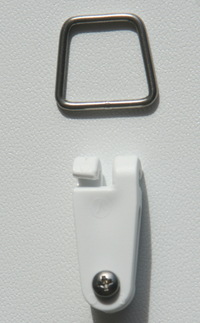 Peddy Shield Drehfix mit Laufhaken und Trapezring aus Edelstahl