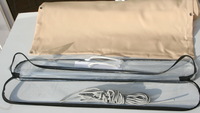 Komplette Balkonblende Farbe sisal mit Kordeln in Klarsichtverpackung mit Reiverschlu
