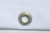 Polyester Ballenstoff 200 g/m2 breit - uni wei fr Balkonumrandung in Maanfertigung - Ballenbreite 210 cm