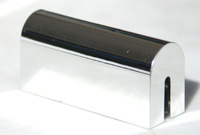 1x Abdeckkappe Universal Chrom -  fr Sonnensegel in Seilspanntechnik Universal System Peddy Shield