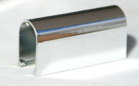 1x Abdeckkappe Universal Chrom -  fr Sonnensegel in Seilspanntechnik Universal System Peddy Shield
