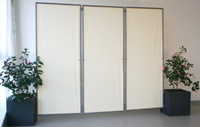 Montagezubehr Pflanzkbel fr Standfestigkeit Paravent InDoor & OutDoor ber 2x Wand-Clip
