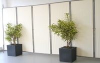 Montagezubehr Pflanzkbel fr Standfestigkeit Paravent InDoor & OutDoor ber 2x Wand-Clip