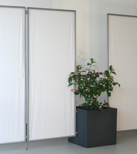 Montagezubehr Pflanzkbel fr Standfestigkeit Paravent InDoor & OutDoor ber 2x Wand-Clip