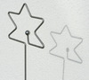 Zierstab Stern mit Kugel - Schattenbild 