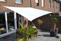 Vierecksonnensegel konkav 2,5 x 3 m - uni wei