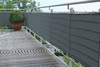 Balkonumrandung  B65 x L500 cm - Farbe anthrazit - Sichtschutz f�r Balkon und Windschutz Terrasse