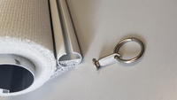 HDPE Sonnenrollo cremewei - 100 x 240 cm