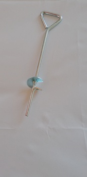 Schraubheringe, 4 Stck - Stahl verzinkt - Lnge: 19 cm