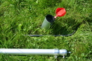 Montagehinweise - Aluminium Teleskopmast - 3-teilig - max. Lnge 280 cm - Versandlnge 113 cm - Befestigung Sonnensegel konkav