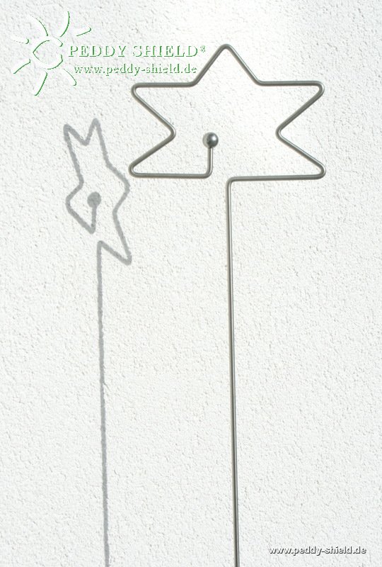 Montagehinweise - Premium Rankstab Stern 150 cm - mit Kugel aus Marine-Edelstahl als Rankhilfe fr Stauden etc. und als Futterstab fr Vgel
