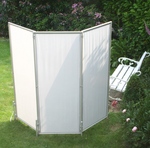 Schraub-Erdanker Paravent (2 Stck) - zweiteilig - Sichtschutz Paravent im Garten/auf Rasen #12