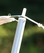 Vierecksonnensegel konkav 2,5 x 3 m - hell silbergrau #14