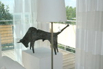 Innenansicht Dachterrasse mit Balkonbespannung 75 x 300 cm