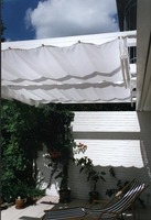 Polyesterstoff - 140 g/m - Ballenbreite 146 cm - uni wei - zum Selbernhen fr Sonnensegel #17