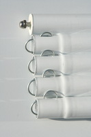 Geteilter Metallstab 2,7 m mit sicheurng durch Federn - Spitze mit M8 Schraube u. Hutmutter 