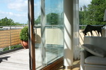 Innenansicht Dachterrasse mit Balkonbespannung 65 x 300 cm