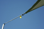 Aluminium Teleskopmast - 3-teilig - max. Lnge 280  cm - Versandlnge 113 cm - Befestigung Sonnensegel konkav #17