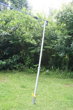 Alu-Teleskopmast mit Spanngurt und Ratsche