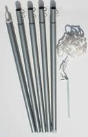 Vierecksegel konkav 3,6 x 3,6 m - offenes Schattierungsgewebe HDPE - Farbe grau - nur Sonnenschutz #8