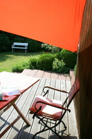 Dreiecksonnensegel 360 cm - Polyester - wei #7