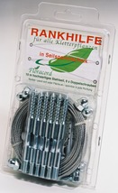 Packungsinhalt - Floracord Rankhilfe in Seilspanntechnik - Stahl verzinkt -M8 x 100 mm - fr alle Kletterpflanzen und Rosen