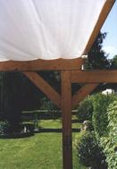 Packungsinhalt - Seilspanntechnik Bausatz Pergola mit Montagewinkeln - fr eine Montage auf  Flchen mit 14m Edelstahlseil