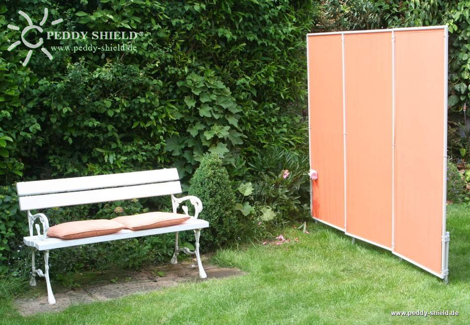 Sichtschutz Paravent -Sichtschutz mobil für den Garten ...
